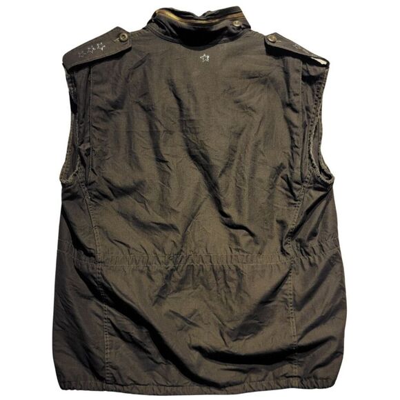 *RARE Vintage* FITIGUES SURPLUS Sleeveless Jacket Mens/Unisex M Military Grunge - Picture 5 of 16